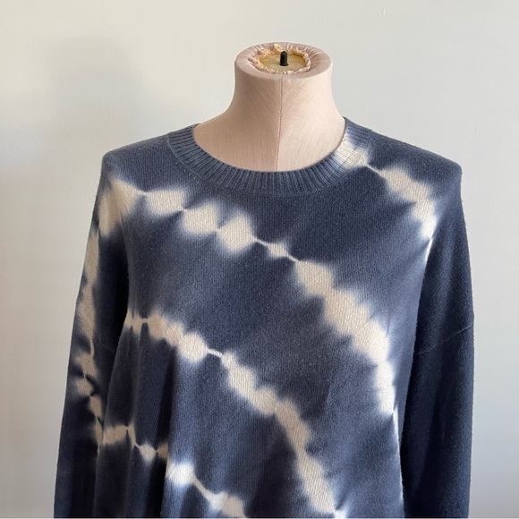 Cinq à Sept Tie Dye Clerisa Pullover Sweater Wool Cashmere - Picture 6 of 11